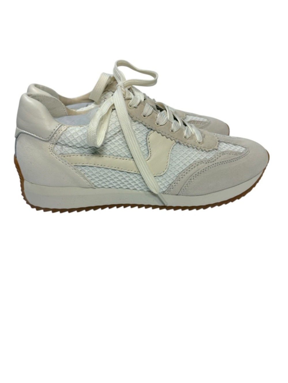 Dolce Vita B.NTCD Mesh Sneakers White Woven Lace-Up Women’s Size 9